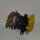 FRCOLOR Flower Flat Claw Clips 4 Pack Women's Hair Flower Clips Decorative Hair Accessories
