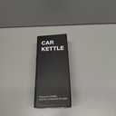 Car Electric Kettle for Travel : FVPE 12V/24V Small Electric Water Kettle, Multi-Temp Control 400 mL Portable Car Water Boiler for Brewing Coffee Tea,LCD Display 304 Stainless Steel Truck Heating Cup (Black)