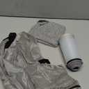 Inflatable Dog Surgery Recovery Collar (Grey, L)  2-in-1 Soft Donut Cushion & Clear Protective Cone with Free Microfiber Towel, Adjustable Post-Operative Comfort Collar for Medium & Large Dogs