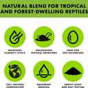 Zilla Pet Reptile Terrarium Substrate Bedding, Jungle Mix, for Frogs, Rainforest Geckos, Toads and Snakes, 24 Quart