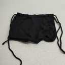 WDIRARA Women's Tie Side Knitted Mini Shorts High Waist Elastic Waisted Summer Cute Shorts XS