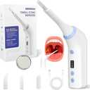 Upgraded Electric Tonsil Stone Remover Gentle Precise and Safe Removal with 3-Type Adjustable Suction & LED Light Food-Grade Material,Rechargeable & Waterproof
