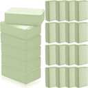 Outus 20 Pcs Yoga Blocks Bulk 9 x 6 x 3 Inch High Density Bricks to Improve Strength Flexibility Balance Soft Non Slip Gymnastic Blocks for Yoga Sports(Light Green)