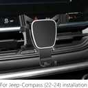 Car Phone Holder for Jeep Compass 2022 2023 2024 2025 2026 Auto Accessories Navigation Bracket Interior Decoration Mobile Cell Phone Mount case