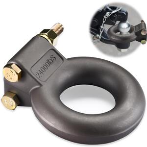 Pintle Hitch Lunette Ring, Forged Steel Pintle Hitch with Lunette, Tow Eye - Trailers and Towing Accessories