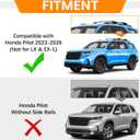 300lbs Roof Rack Cross Bars Compatible with Honda Pilot 2023-2026 Sport TrailSport Touring Elite (Not for LX & EX-L), Aluminum Roof Rails Crossbars Rooftop Cargo Carrier Luggage Rails