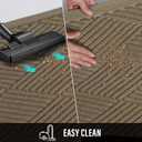HIYARD Sturdy Front Door Mat, Absorbent Muddy Dirt Resist Welcome Door Mats Outdoor Indoor, Stain and Fade Resistant, Non-Slip Rubber Backing Low Profile Doormat for Entryway, 36x24, Beige