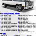 8PCS Front Door Window Molding Rubber Felt Trim Seal Weatherstrip Kit for C1500 C2500 C3500 K1500 K2500 K3500 Jimmy C10 C20 C30 K10 K20 K30 Blazer Suburban V1500 R1500