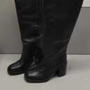 Vince Camuto Women's Gibi (6.5, Black Cow Leather Wide Calf)