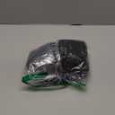 Ekouaer Women's Nightshirt Short Sleeve Button Down Nightgown V-Neck Sleepwear Pajama Dress (XX-Large, Black)