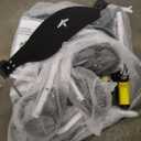 Medline Premium Empower Rollator Walker with Seat, Folding Rolling Walker with 8-inch Wheels, Silver