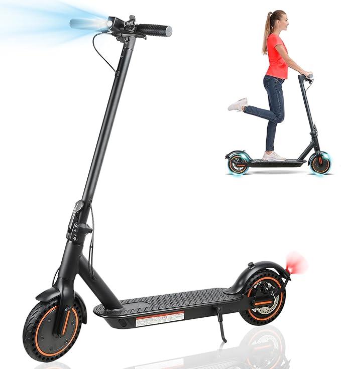 WINICE Electric Scooter, 500W Motor, Up to 17-20MPH &19-21 Miles, Commuter Escooter, Foldable E-Scooter for Adults with APP and Dual Braking System Escooter