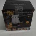 Electric Percolator Coffee Pot, Insulated Coffee Carafe Pitcher with Removable Handle, Easy Pour Spout 500ml