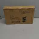 Bookshelf Storage Shelf Bookcase Freestanding Storage Stand for Living Room, Bedroom, Kitchen, Rust Resistance, Easy Assembly Free Combination Multi-Functional Organizer (3 Tiers, Black)