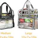 J.CARP Clear Bag Heavy Duty Backpack Durable Transparent See Through Bag