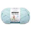 Bernat BABY BLANKET BB Seafoam Yarn - 1 Pack of 10.5oz/300g - Polyester - #6 Super Bulky - 220 Yards - Knitting/Crochet