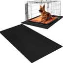 Drydiet PVC Pet Crate Floor Protection Mat 32" x 50" XXL Washable Floor Covering Reusable Waterproof Non Slip Rug Whelping Pad for Pet