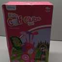 Liberry Toddler Golf Set for 2 3 4 Years Old Girls Boys, Upgraded Kids Golf Cart with Golf Cornhole Board & Putting Mat, Indoor and Outdoor Golf Toys Birthday Gift, Pink