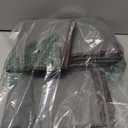 Under Bed Storage Bins - Pack Of 4 Under The Bed Storage Containers For Clothes, Blankets, Winter Clothing, & Shoes - Underbed Storage Containers With Handles, Dual Zippers, & Clear Top (Gray)