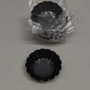 Egg Tart Molds 12PCS Tart Pan 3inch, Mini Carbon Steel Non Stick Tart Pans, Tart Molds For Baking (3 inch)