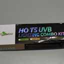REPTI ZOO T5 HO UVB Lighting Combo Kit, Terrarium Hood Comes with Desert 10.0 UVB T5 Lamp (24W)