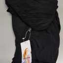 Acrabros Baby Wrap Carrier, Hands Free Baby Carrier Sling, Lightweight, Breathable, Softness, Perfect for Newborn Infants and Babies Shower Gift, Black