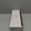 Homemory Amber Flickering Flameless Candles, Battery Operated Acrylic LED Pillar Candles with Remote Control and Timer, Fall Candles, Set of 5