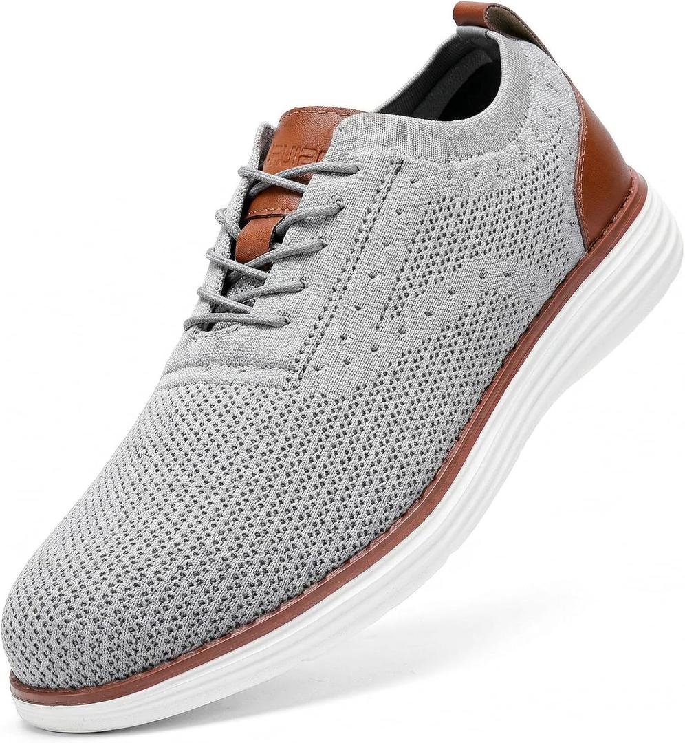 Furuian Steel Toe Shoes for Men Safety Shoes for Men Casual Dress Work Sneakers Lightweight Steel Toe Work Sneakers Comfortable Safety Tennis Oxfords