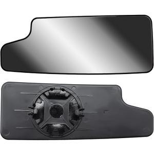 Replacement Driver Left Side Door Towing Mirror Lower Small Glass Convex No Heated with Back Plate for Chevrolet Silverado and GMC Sierra 1500 2500 HD 3500 HD from 2019 to 2024