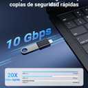 Syntech USB C to USB Adapter Pack of 2 USB C Male to USB3 Female Adapter Compatible with iPhone 17 Pro Max MacBook Pro Air 2024 iMac iPad Mini Pro, Other Type C or Thunderbolt 4/3 Devices, Space Black