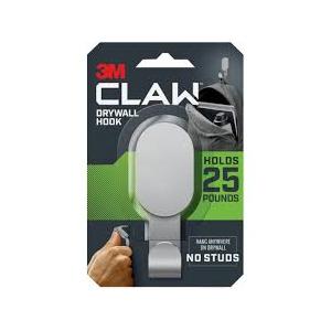 3M Claw Drywall Hook Silver 25LB