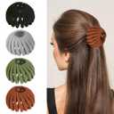 Birds Nest Hair Clips - Hair Claw Clamps Bun Makers Expandable Ponytail Holder Comb Hair Bands Hair Accessory for Women Ponytail Holders Claw Clips