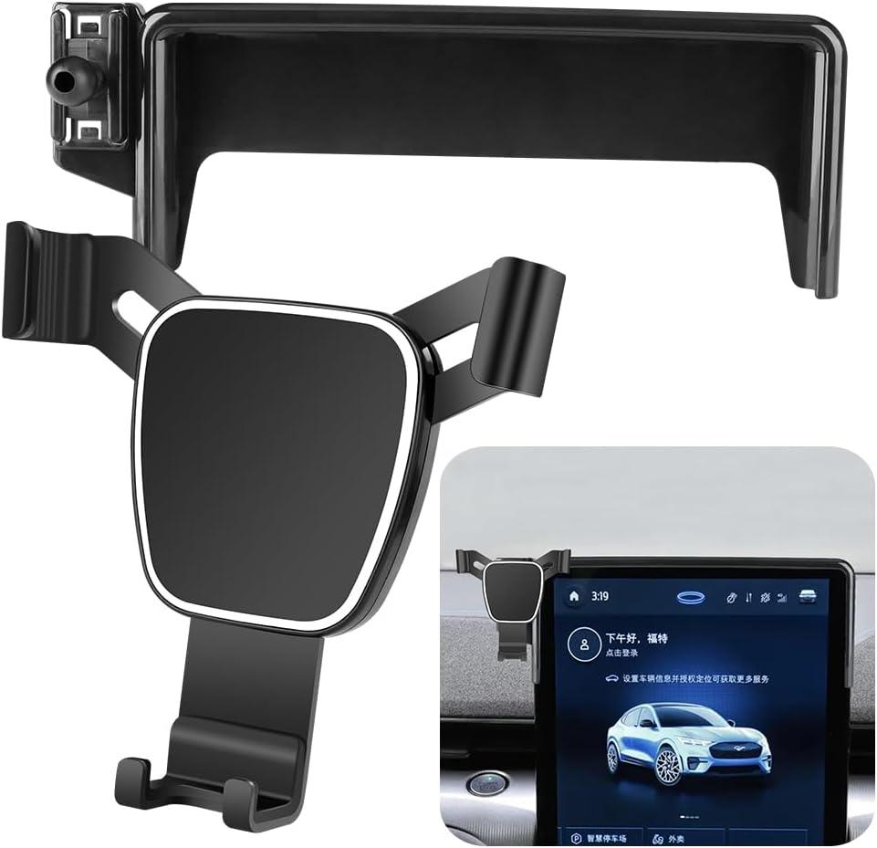 Car Phone Holder for Ford Mustang Mach-E 2021 2022 2023 2024 2025 Auto Accessories Navigation Bracket Interior Decoration Mobile Cell Phone Mount case
