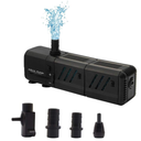 MQ 400GPH Submersible Water Pump (1500L/H, 15W) with Filters and Water Nozzles, Ultra Quiet for Aquarium, Fish Tank, Pond, Fountain, Hydroponics
