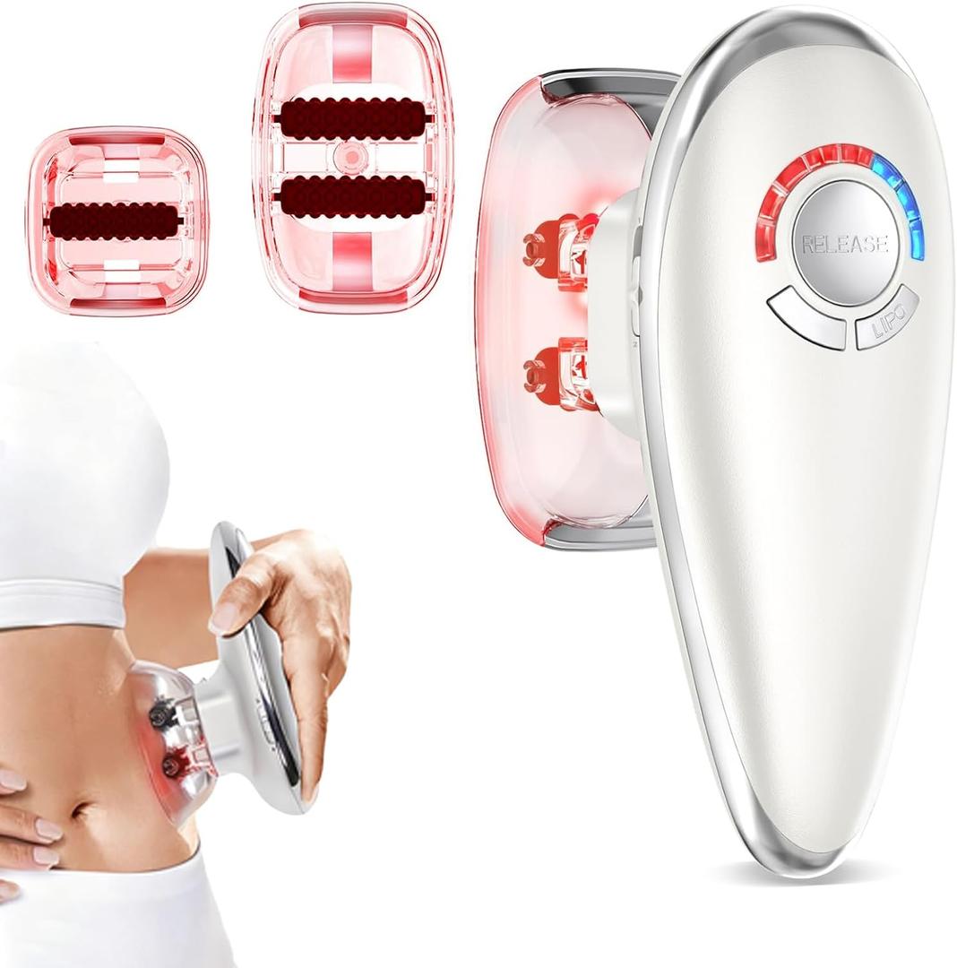 4in1 Electric Cellulite Massager & Body Sculpting Machine 5 Modes Adjustable, Cordless SlimSculpt Device for Belly, Thighs, Arms&Face Postpartum Recovery&Cellulite Reducer&Lymphatic Drainage