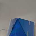 7.7 in. Iridescent Acrylic Indoor Infinity Table Light Pyramid