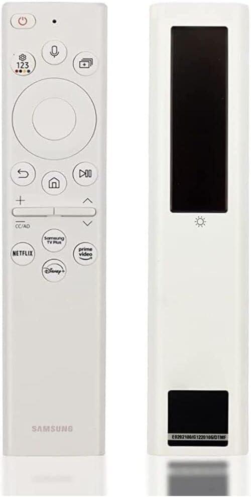 BN59-01391A Solar Voice Remote for Samsung Frame TV Remote Replacement with Voice Search, Apps and Solar Charging for Samsung 2021-2025 Neo LED Smart 4K Ultra HD TV, 4 Shortcut Buttons