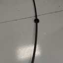 iDesign Curved Metal Shower Curtain Rod, Adjustable Customizable Curtain Rod for Bathtub, Stall, Closet, Doorway, 41-72 Inches, Matte Black,79077