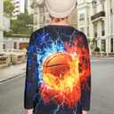 RAISEVERN Boys Girls 3D T-Shirt Graphic Print Tees Long Sleeve Shirts Size 6-14