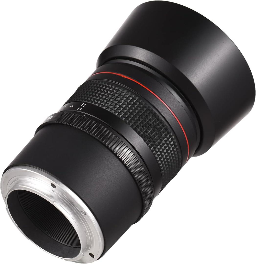 Andoer 85mm F1.8 Medium Telephoto Camera Lens Large Aperture Full Frame Portrait Lens Manual Focus Replacement for Sony A7/A7II/A7III/A7R/A7RII/A7RIII/A7SII/A9/A6400/ A6500/A6300/A6000/A5100 E-Mount