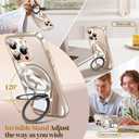 ESTPEAK CD Mag-Stand Case for iPhone 13 Pro Case with Invisible Magnetic Ring, [Compatible with MagSafe] [Never Yellowing] Top Clear Phone Case Cover for iPhone 13 Pro 6.1" Men Women, Clear