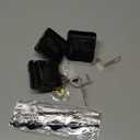 EMOON 3 Pack Silent Clock Mechanism Replacement Kit, Quartz Clock Movement with 7 Sets of Hands, Battery Operated (Shaft 16mm, 20mm, 23mm)