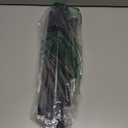 AIZESI 2Pack Tension Curtain Rod 23-46 Inch No Drilling Adjustable Black Tension Rod Extendable Spring Loaded Curtain Rods for Window Doorway Kitchen Closet Bathroom