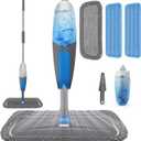BPAWA Spray Mops for Floor Cleaning - Microfiber Wet Dry Dust Mop for Hardwood Laminate Wood Tile Vinyl Floors with 3 Washable Pads fit for Swiffer PowerMop