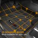 for 2015-2026 Ford F-150 SuperCrew/Super Cab/Lightning/Raptor Floor Mats Front Liners All Weather TPE Protection Mat for F150 Accessories (for 15-26 Ford F-150 SuperCrew/Super Cab/Lightning/Raptor)