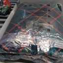 Christmas Area Rugs 4x6 Machine Washable High Traffic Xmas Door Mat Non-Slip Floor Carpet for Living Room Dining Room Bedroom Entryway & Hallway, Green Checkered