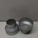 UCT Reducter 8 to 6 Air Ducting Reducer Increaser Air Duct Adapter or Round Metal Pipe Reducer