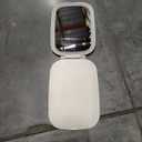 Rechargeable Travel Makeup Mirror with LED Lights, 3 Light Modes, 7" x 5" Portable Folding Mirror for Home & Travel (White)