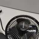 Holmes 6” Personal Table Fan – 2 Speeds, Compact, 15° Head Tilt, Wide-Angle Oscillation, Black