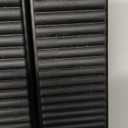 Heavy Duty Large Door Stoppers, Adjustable Spring Loaded Tall Doorstop Jammer Rubber Door Stopper Wedge with Storage Holder for Any Heavy Doors up to 3" Gap, Black 2pack